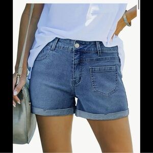 Women’s Casual Stretch Denim Jean Shorts